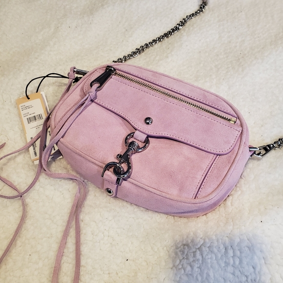 Rebecca Minkoff Suede Crossbody Bag - Picture 2 of 4